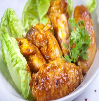 Gà chiên xốt me chua