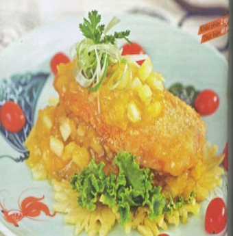 Phi lê cá chẽm chiên xốt thơm