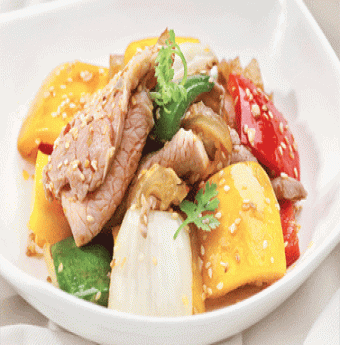 Bê thui xào sa tế thơm ngon hấp dẫn