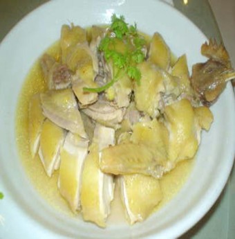 Gà hấp rượu