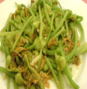 Hoa bí xào tỏi