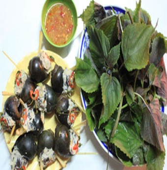 Ốc bươu nhồi thịt ngon khó cưỡng