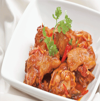 Lạ miệng với gà rim nước tương cà