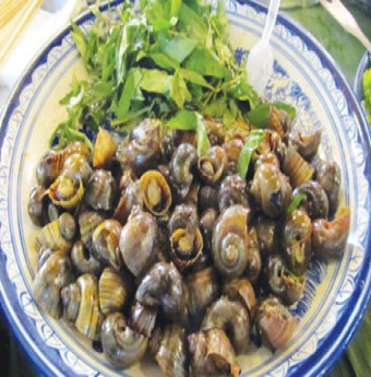 Lạ mà ngon cùng ốc bươu xốt nước cốt dừa