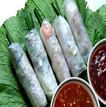 Cá hấp bánh cuốn tráng