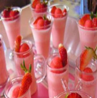 Lạ miệng với mousse dâu tây
