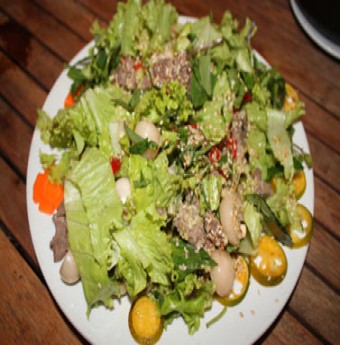 Gỏi cà pháo thịt bò ngon miệng