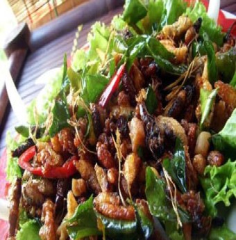 Hương vị thơm ngon từ món nhộng ong rừng