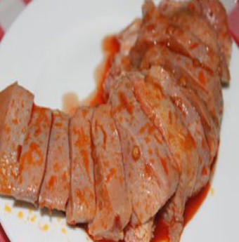 Lưỡi heo xào chua ngọt