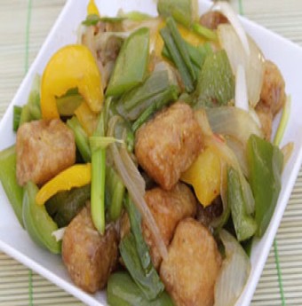 Cá rán giòn xào chua ngọt