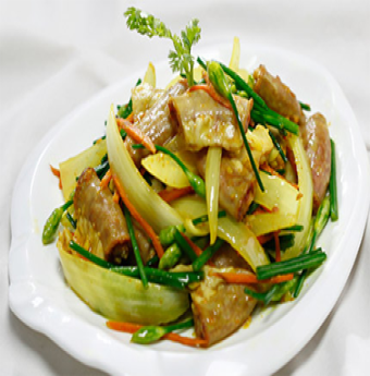 Lạ miệng với lòng non xào nghệ