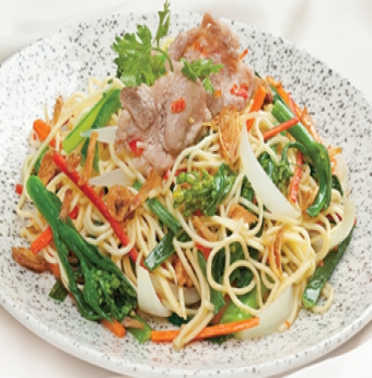 Nhanh gọn mì xào trộn mayonnaise