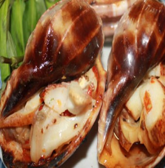 Ốc khế nướng muối ớt ngon khó cưỡng