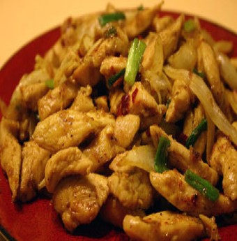 Gà xào sa tế