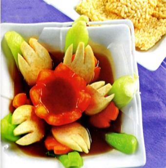Đầu tuần lạ miệng với rau củ xốt cay ăn kem cơm cháy