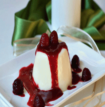 Ngon miệng với panna cotta kiểu Ý