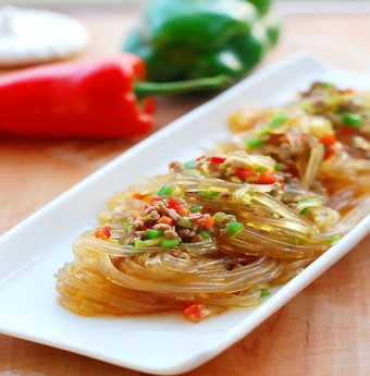 Trưa nay làm miến xào 