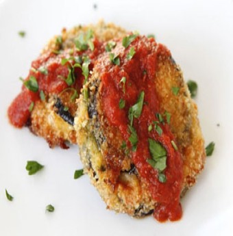 Làm sandwich cà tím nướng