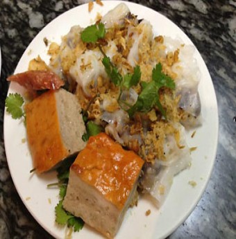 Mê ly bánh cuốn Hàng Gà