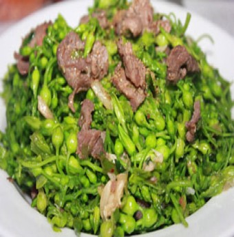 Ngon miệng với thiên lý xào bò