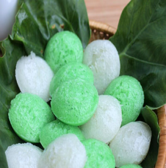 Làm bánh bò đẹp như những viên ngọc