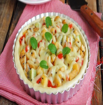 Pizza hoa quả "lạ và ngon."