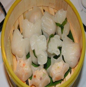 Ngon ngọt há cảo tôm hấp