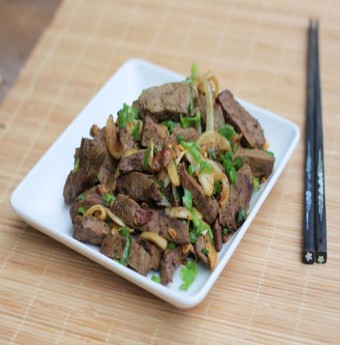 Gan xào ngũ vị ngon tuyệt cho ngày mưa