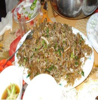 Món ngon Quảng Ninh "bún xào ngán"