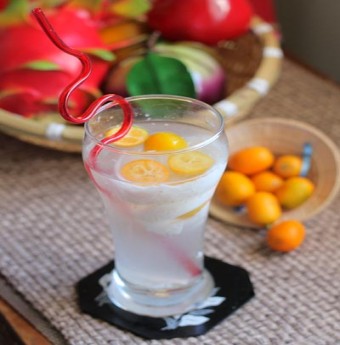 Lạ miệng với nước dừa quất