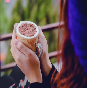 Độc đáo cà phê trứng