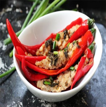 Lạ miệng với ớt nhồi thịt