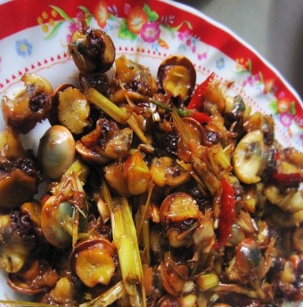 Đến Lý Sơn ăn ốc xà cừ xào sả ớt