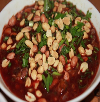 Lạ miệng với tiết canh sò huyết