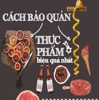 [Infographic] Cách bảo quản thực phẩm trong nhà