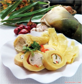 Măng nhồi chả vịt