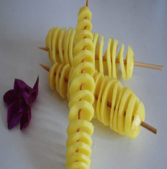 Làm khoai tây que ăn vặt