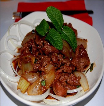Thịt Bò Xào Tương Đen