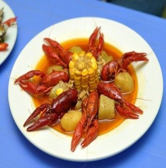 Thưởng thức tôm hùm đất tại Hà Nội