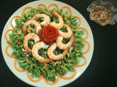 Gỏi hoa thiên lý thanh mát