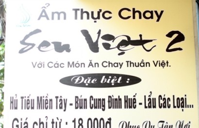 Quán chay Sen Việt 2