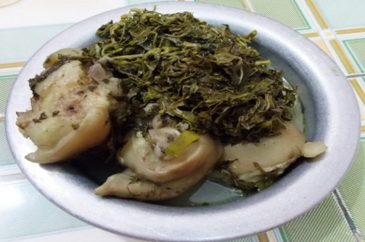 cách muối lá sắn