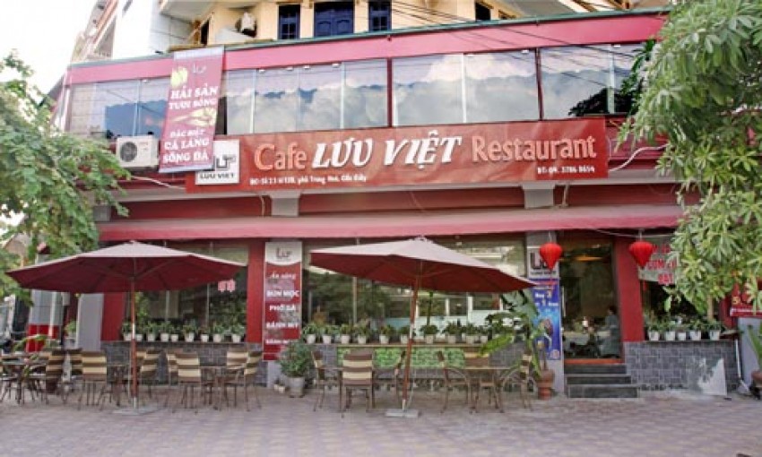 Café nhà hàng Lưu Việt