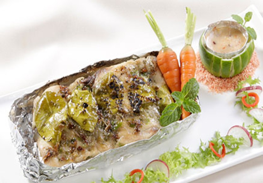 Cá thu nướng ớt chanh