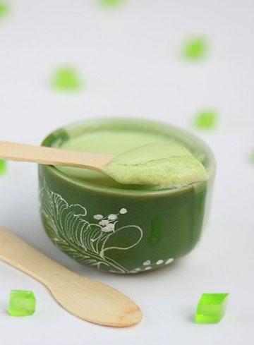 Green tea jelly yogurt. - Sinh tố ngon cho ngày hè năng động