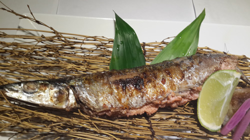 Cá thu đao nướng trứng cá tuyết - Nhà hàng Hanaichirin