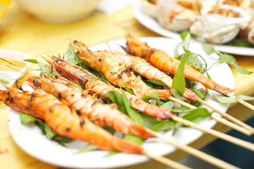 Tôm nướng muối ớt