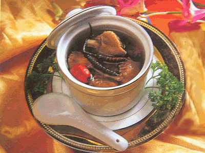 Đông trùng hạ thảo với thịt gà