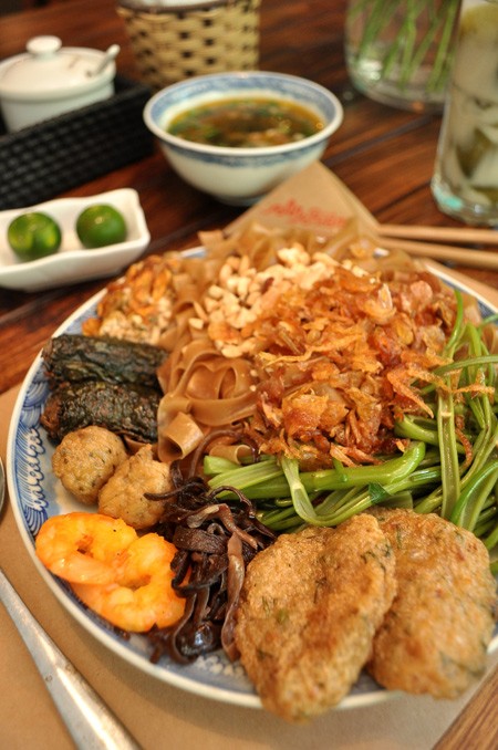 Bánh đa trộn
