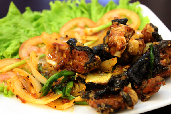 Ếch chiên nước mắm